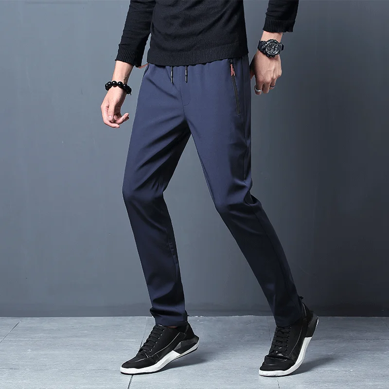 メンズカジュアルパンツストレートスリムフィット弾性ウエストジ - Fishing Pants Waterproof のレビューと価格