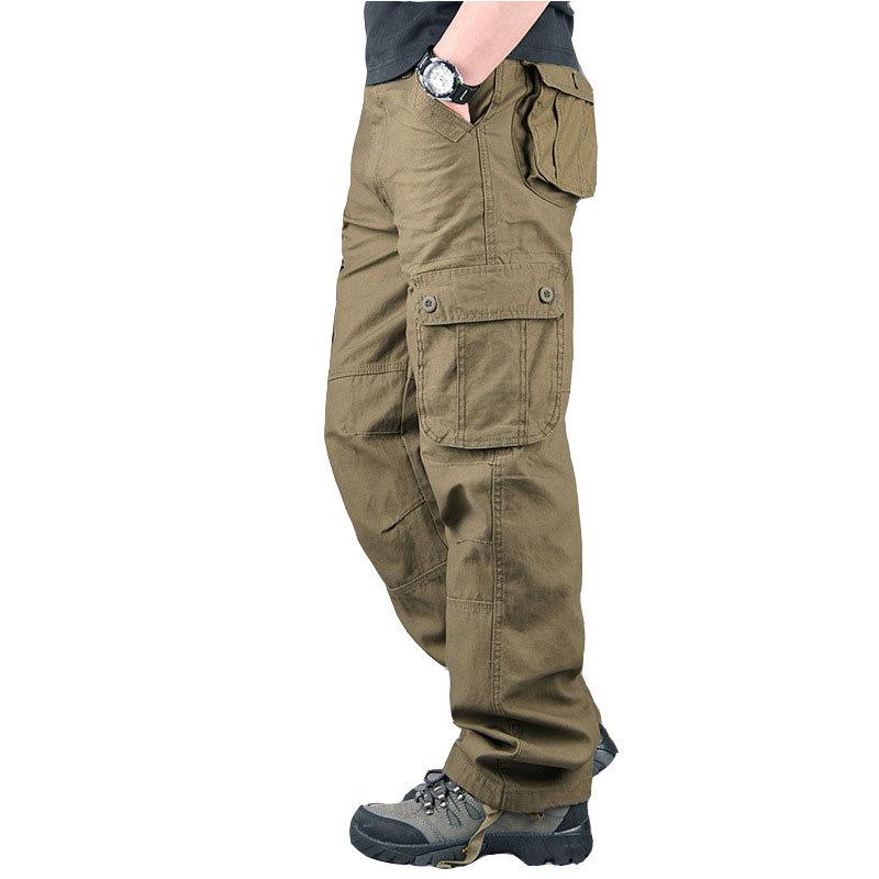 戦術的なカーゴパンツ男性綿オーバーオール屋外作業ズボンビッグ - Fishing Pants Waterproof のレビューと価格