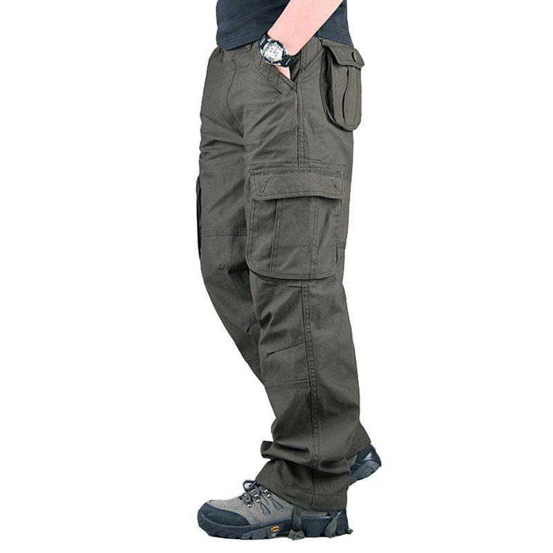 戦術的なカーゴパンツ男性綿オーバーオール屋外作業ズボンビッグ - Fishing Pants Waterproof のレビューと価格