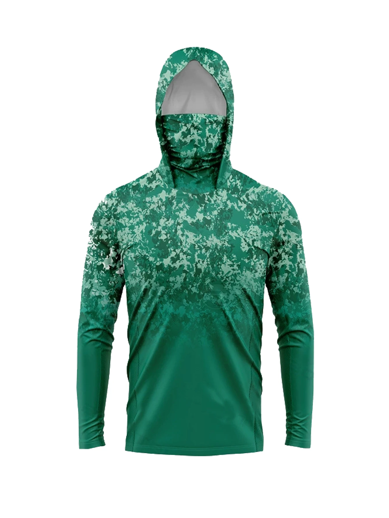 メンズUPF50+日焼け防止フィッシングフーディー、フェイス - Fishing Shirt Uv Protection のレビューと価格